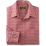 Long-Sleeve Patterned Twill Shirt