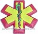 Medical Alert Caduceus Shoe Snap Charm Jibbitz Croc Style