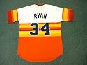 NOLAN RYAN Houston Astros 1980 Majestic Cooperstown Throwback Jersey