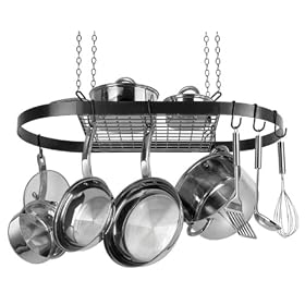 Range Kleen Black Oval Pot Rack