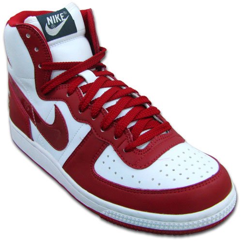 Cover image : 【NIKE(ナイキ)】【メンズ】ターミネイター Hi ベーシック ホワイト×レッド