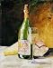 Wine and Pecorino Romano Art Print Poster By Malenda Trick, 11  x 14 
