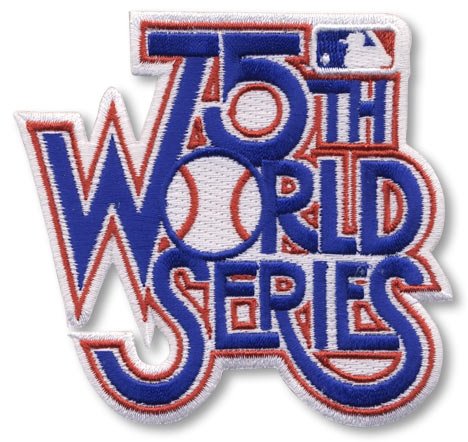 1978 World Series - 75th Anniversary Official MLB Baseball Patch - Yankees vs Dodgers