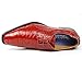 Roberto Chillini RC6563 Men's Red Exotic Lace Up Dress Oxford Shoes