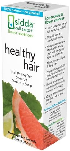 2 Packs of Sidda Flower Essences Healthy Hair - 1 Fl Oz