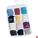 Household Essentials Hanging Clear Vinyl 12-Pocket Stocking Organizer