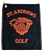 Sports : Longridge St. Andrews Towel, schwarz/rot