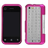 Hot Pink Rubberized Hard Phone Cover for Motorola Backflip AT&T Protector C ....