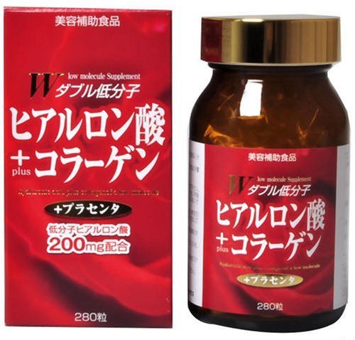 W低分子ヒアルロン酸+コラーゲン 280粒