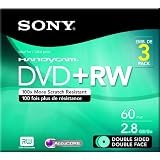 Buy Sony 3DPW60DSR2H 8cm Double-Sided DVD+RW (3-Pack with Hang Tab)