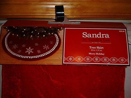 Sandra By Sandra Lee 48" Tree Skirt - Merry Holiday 77 Sandra By Sandra LEE 48" Tree Skirt ~Merry Holiday~