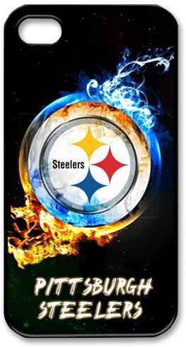 WY-Supplier First Design NFL Pittsburgh Steelers Unique Best Durable RUBBER Silicone Apple iphone 4/4s Case, Pittsburgh Steelers phone case
