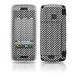 Black Carbon Fiber Weave Design Protective Skin Decal Sticker for LG Voyager VX10K VX10000 Cell Phone