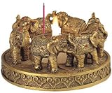 Incense Burner Thai Elephant Buddha Buddhist Collectible Decoration