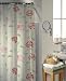 Camden Cream Floral Water Repellent Polyester Shower Curtain Including 12 Curtain Rings