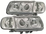 Produkt-Bild: Angel Eyes Scheinwerfer Set 2. Wahl f&uuml;r VW Polo Typ 6N Bj. 94-99, chrom