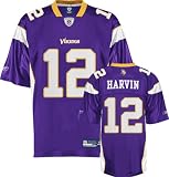 Percy Harvin Jersey: Reebok Purple Replica #12 Minnesota Vikings Jersey