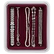 Neatnix Jewelry Stax Bracelet Organizer, Burgundy