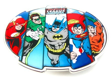  Justice League : Batman, Superman, Green Lantern Aquaman Belt Buckle