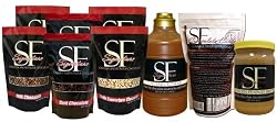 SF Signature Sampler Pack (White, Dark, Milk Chocolate, Caramel, Peanut Butter and Cioccolata), 6-Count Packages