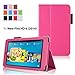 Case for Fire HD 6 - Elsse Premium Folio Case with Stand for Fire HD 6 (Oct, 2014 Release) (Hot Pink)