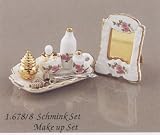 Reutter Porcelain Miniature Boudoir Set with Curlers