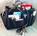 Jolie Large Black Polyester Handbag Organizer Tote Travel Cosmetic Make-Up Bag Insert Dimensions: L 9.5