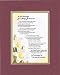Touching and Heartfelt Poem for Loving Partners - In Our Marriage, Let's Always Be Friends Poem on 11 x 14 inches Double Beveled Matting