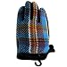 Winter Ski Plaid Zig Zag Fashion Gloves Multi Turquoise
