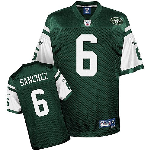 Reebok New York Jets Mark Sanchez Youth Premier Jersey Large