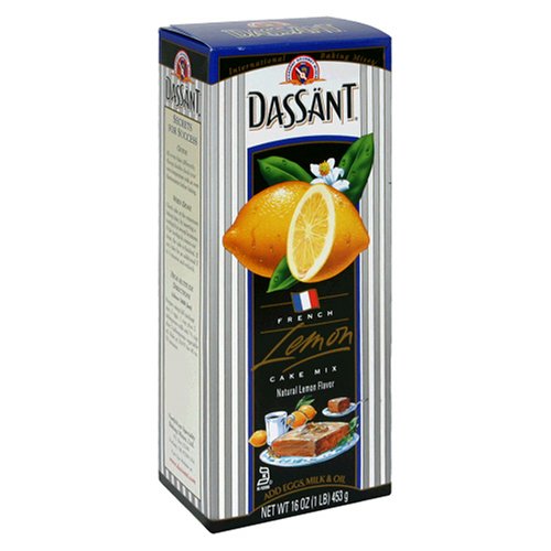 Dassant French Lemon Cake Mix, 16-Ounce Boxes (Pack of 6) by Dassant