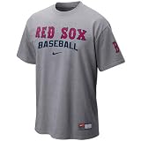 Nike Boston Red Sox Ash MLB Practice T-shirt