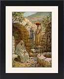 Framed Prints of Jesus asks a Samaritan woman for water - Bible from Lebrecht Music a Arts Photo Library