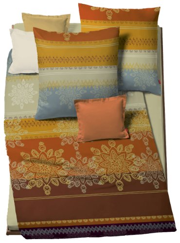 fleuresse acapulco 102402/3 Mako-Satin-Bettw&auml;sche 155 x 220 + 80 x 80 cm Preisvergleich