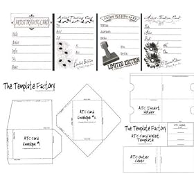 ATC Blank Card Backs & Wallets Templates