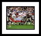 Eli Manning New York Giants - Super Bowl XLII Escaping Sack - Framed 8x10 Photograph