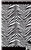 Creative Bath Products Inc. S1050BW Zebra Shower Curtain, Black