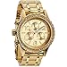 Nixon Gold Dial Stainless Steel Chronograph Quartz Ladies Watch A404-1520