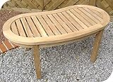 Solid Teak Banana Table