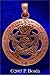 Copper Cut Out Large Moon Pentacle Pendant