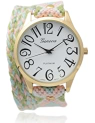 Brinley Co. Aztec Print Wrap Watch