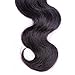 A&J (TM) 1pcs Brazilian Virgin Hair Body Wave, 6A Grade Human Hair Extensions, 10 inches to 30inches(Natural Color)