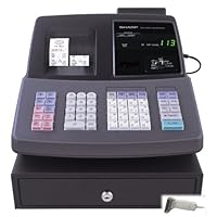 Sharp Electronics XEA506 Cash Register with Handheld Scanner (Black)