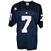 Notre Dame Fighting Irish #7 Official YOUTH Replica NCAA Game Jersey (Navy Blue)