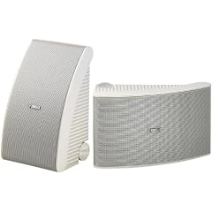 Yamaha NS AW 592 2-Wege Au�enlautsprecher (150 Watt, 88 dB) Paar weiss