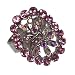 Illinois Silver Pink Fashion Ring