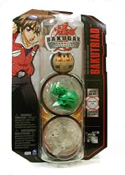 Bakugan Gundalian Invaders Bakutriad SEASON 3 (Ventus Helix Dragonoid, TRANSLUCENT Lumigrowl, Subterra Mystery Ball) DNA CODES - Factory Sealed