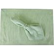 Fresh Aqua Lime Napkins and Placemats