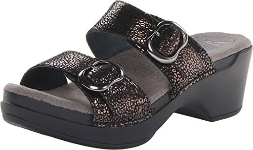 Dansko Women's Sophie Dress Sandal,Black Shim,38 EU/7.5-8 M US