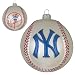 New York Yankees MLB Glass Baseball Ornament (3)